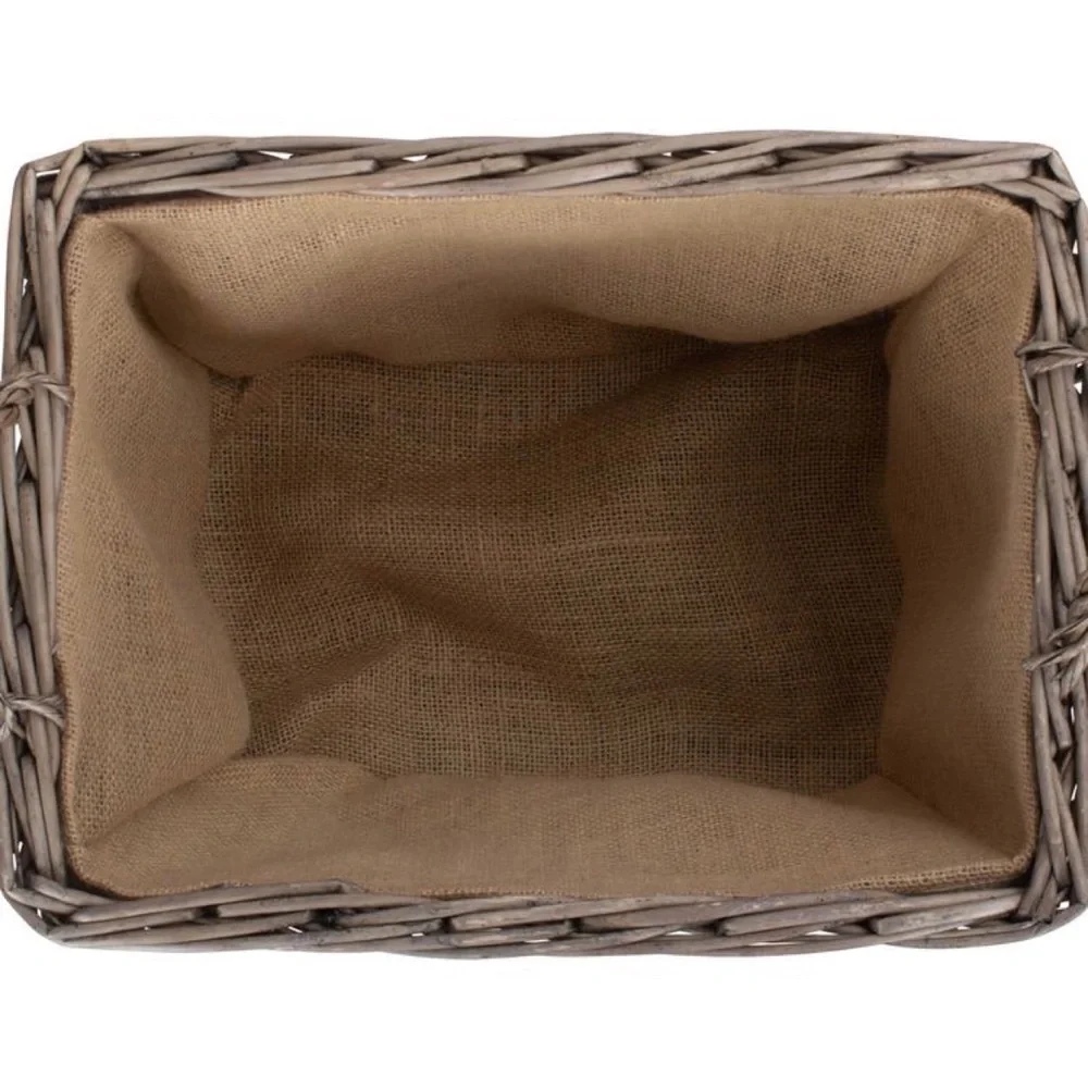 Natural Brown Wicker Storage Basket